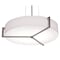 Afx Apex 19'' Pendant - Weathered Grey Finish - Linen White Shade APP1932MBWG-LW - alternate 1